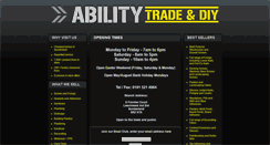 Desktop Screenshot of abilitytrade.co.uk